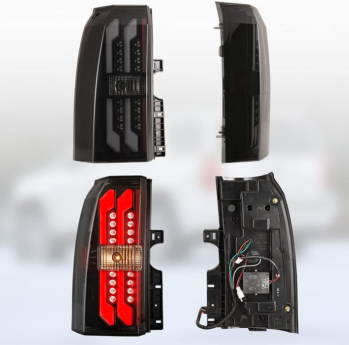 WOLFSTORM LED Tail Lights Assembly for 2015-2020 Chevy Suburban and Chevy Tahoe - WOLFSTORM