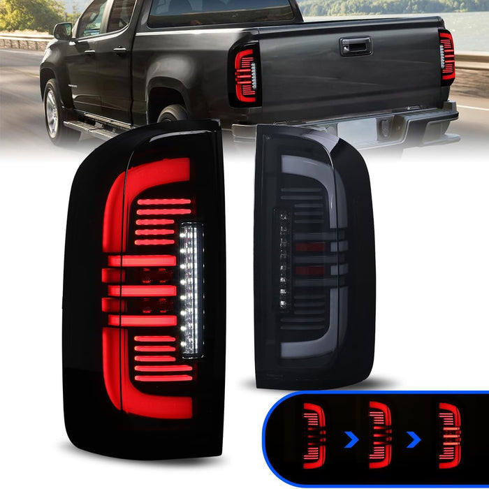 WOLFSTORM LED Taillights with Sequential Turn Signal for 2015-2022 GMC Canyon