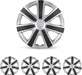 WOLFSTORM Hubcaps Wheel Covers 14 Inch - WOLFSTORM