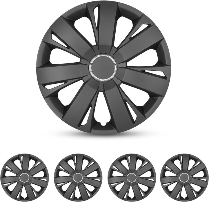 WOLFSTORM 16" Wheel Rim Cover Hubcaps OEM Style Replacement - WOLFSTORM