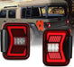 LED Sequential Tail Lights for 2019 2020 2021 2022 2023 Jeep Gladiator JT - WOLFSTORM 