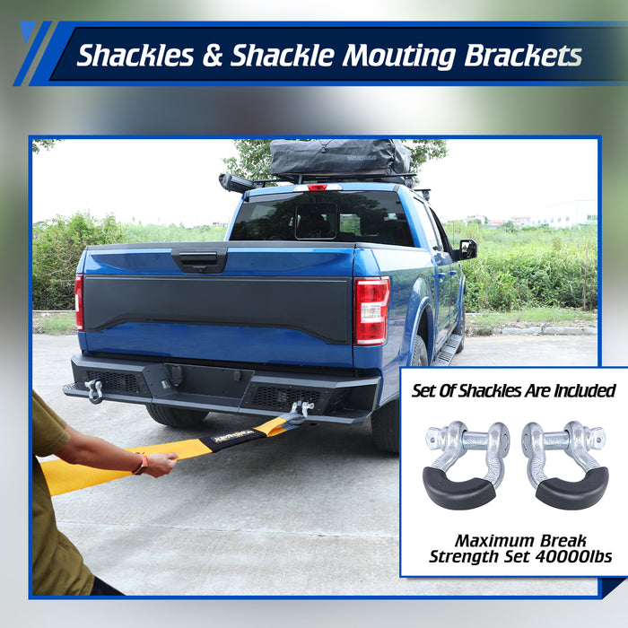 Parachoques trasero WOLFSTORM para camioneta Ford F-150 2015-2020