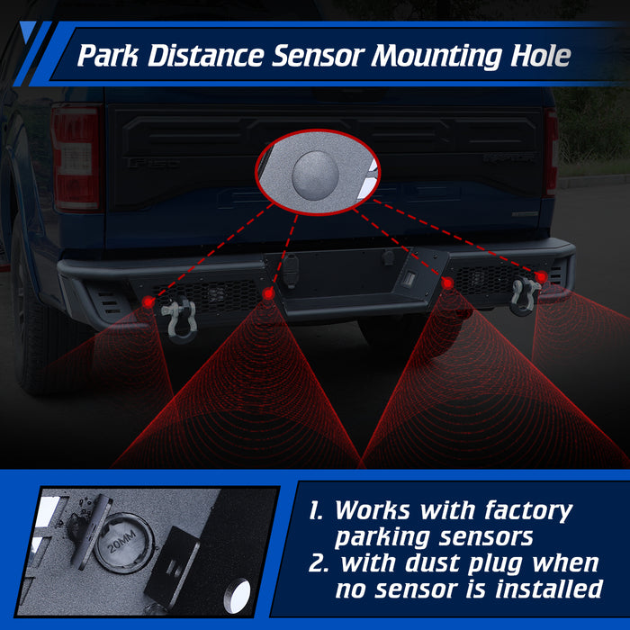 WOLFSTORM Rear Bumper for 2015-2020 Ford F-150