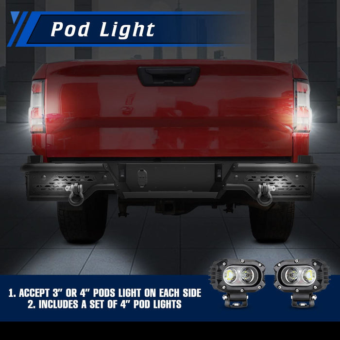 WOLFSTORM Rear Bumper for 2022-2025 Nissan Frontier