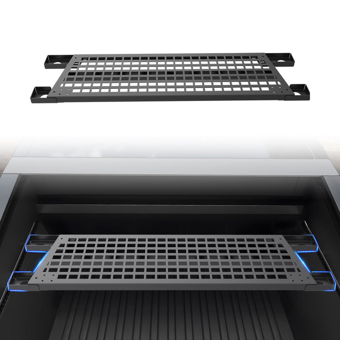 WOLFSTORM Rear Trunk Cargo Rack Basket Tray – Interior Storage Luggage Carrier for 2024-2026 Tesla Cybertruck
