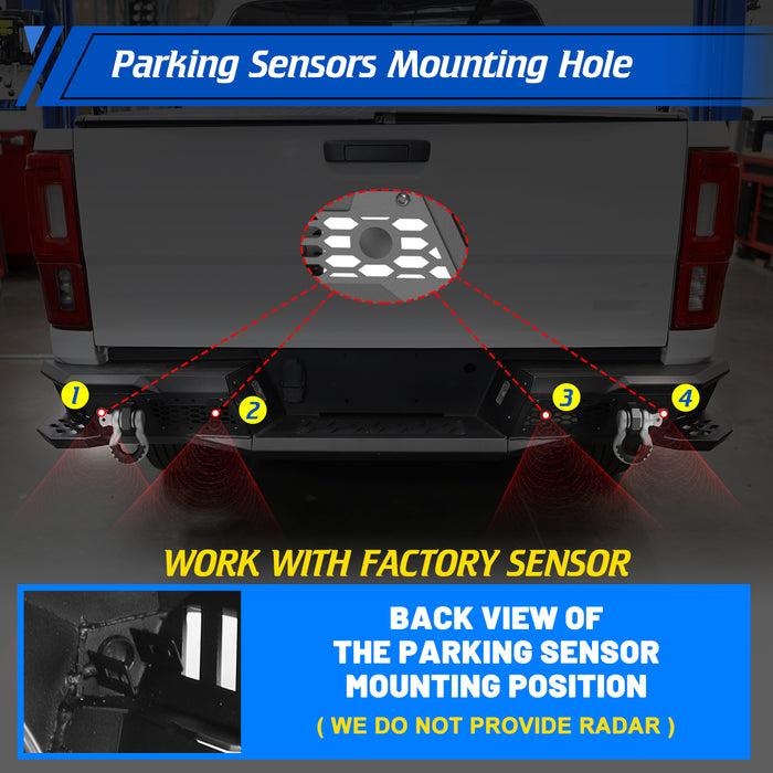 WOLFSTORM Rear Bumper for 2019-2023 Ford Ranger