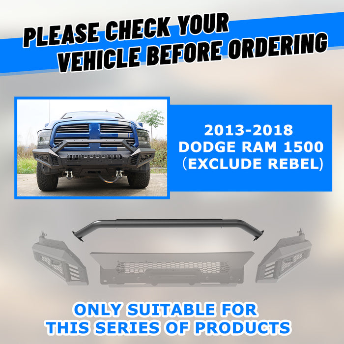 WOLFSTORM Pare-chocs avant pour camionnette tout-terrain Dodge RAM 1500 2013-2024