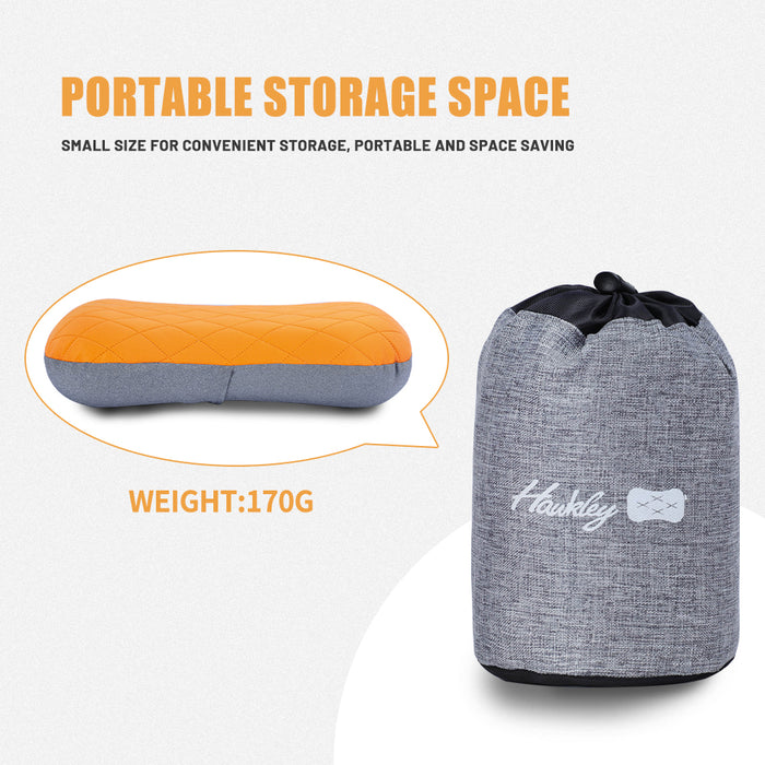 HAWKLEY Camping Pillow with Removable Cover