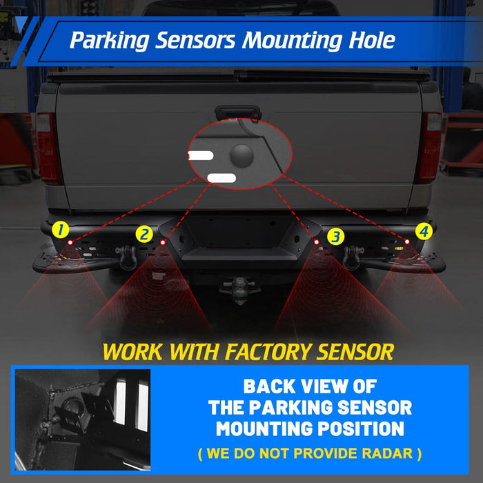 WOLFSTORM Rear Bumper for 1999-2016 FORD F-250/F-350