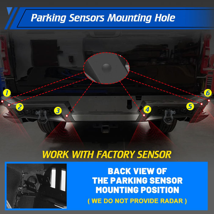WOLFSTORM Rear Bumper for Dodge 2025 Ram 1500