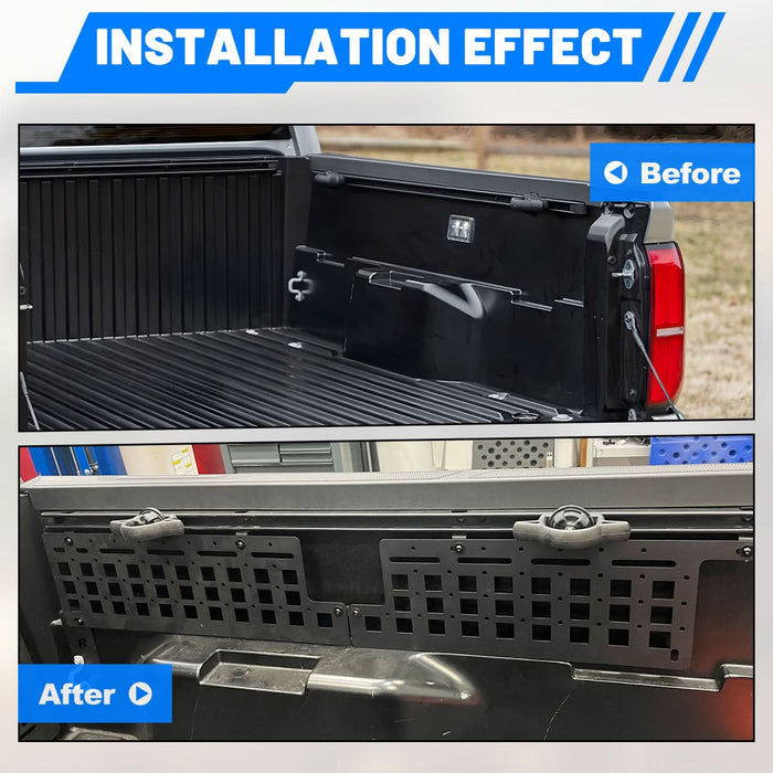 Wolfstorm Side Bed MOLLE Panel Fit for 2024-2026 TOYOTA TACOMA 5-ft Bed