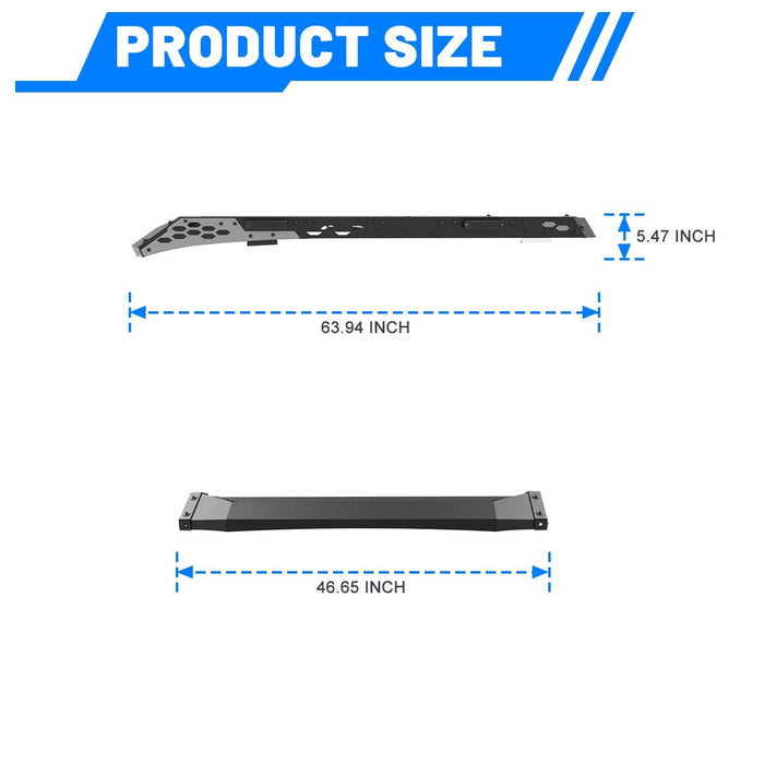 Heavy Duty Top Roof Rack for 2024-2026 TOYOTA TACOMA Double Cab 4 Doors