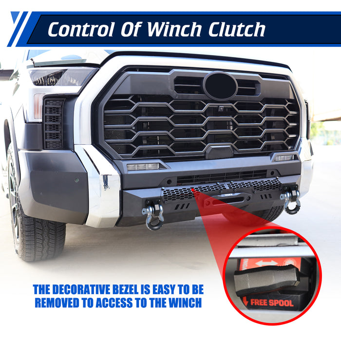 WOLFSTORM Front Bumper For 2022-2026 Toyota Tundra Pickup Truck