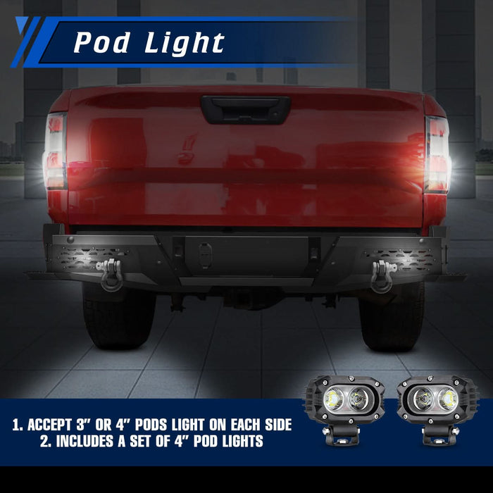WOLFSTORM Rear Bumper for 2022-2025 Nissan Frontier