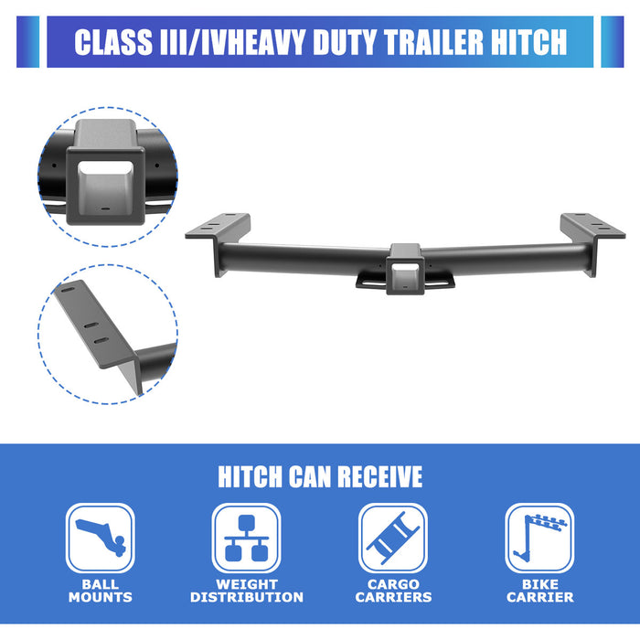 Wolfstorm Trailer Hitch For 2015-2025 Ford Transit-150/250/350 & 2022-2024 Ford E-transit