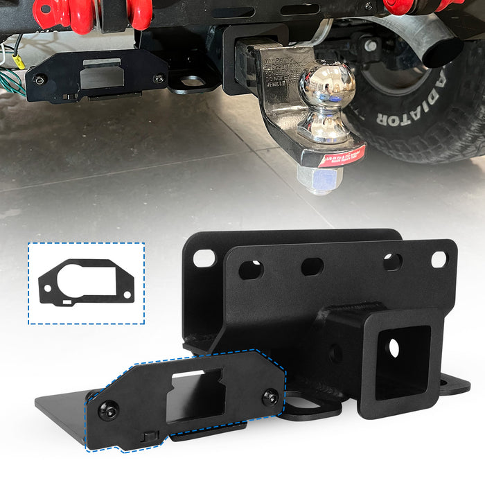 WOLFSTORM 2021-2025 Ford Bronco Towing Hitch Receivers 2 Inch with Cover Kit