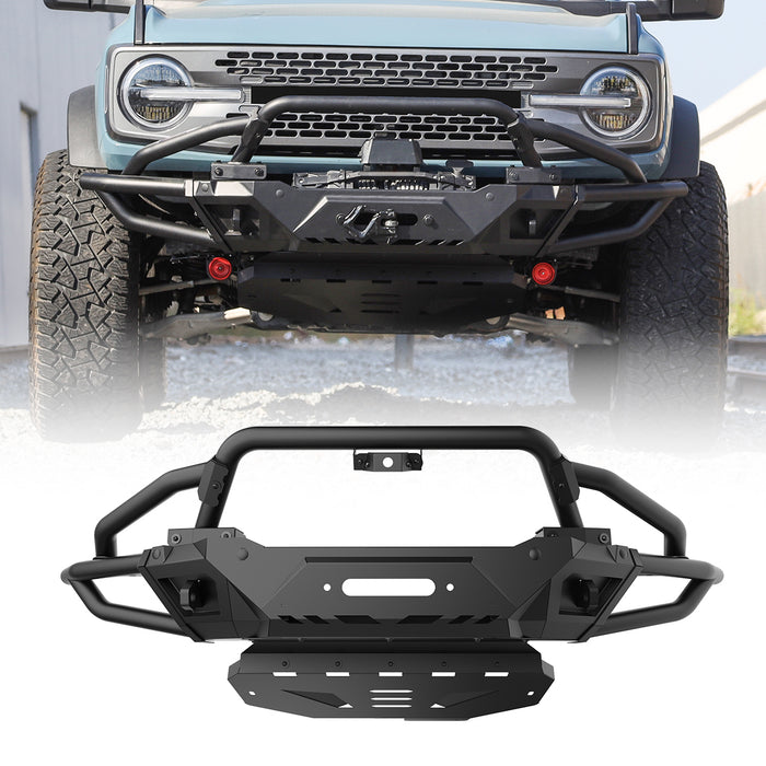 WOLFSTORM Front Bumper for Ford Bronco 2021 - 2026(Not for Bronco Sport) Offroad Bumper