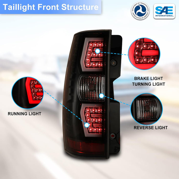 WOLFSTORM LED Sequential Tail Light for 2007-2014 Chevy Tahoe Suburban - WOLFSTORM