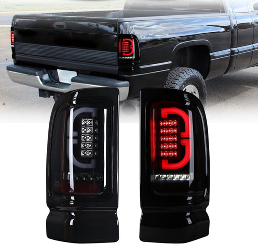 WOLFSTORM LED Tail Light Assembly for 1994-2001 Dodge Ram 1500/1994-2002 Dodge Ram 2500 3500/1995-2002 Dodge Ram 4000 Pickup - WOLFSTORM