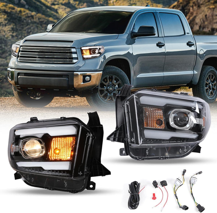 WOLFSTORM Headlights Assembly For 2014-2021 Toyota Tundra - WOLFSTORM