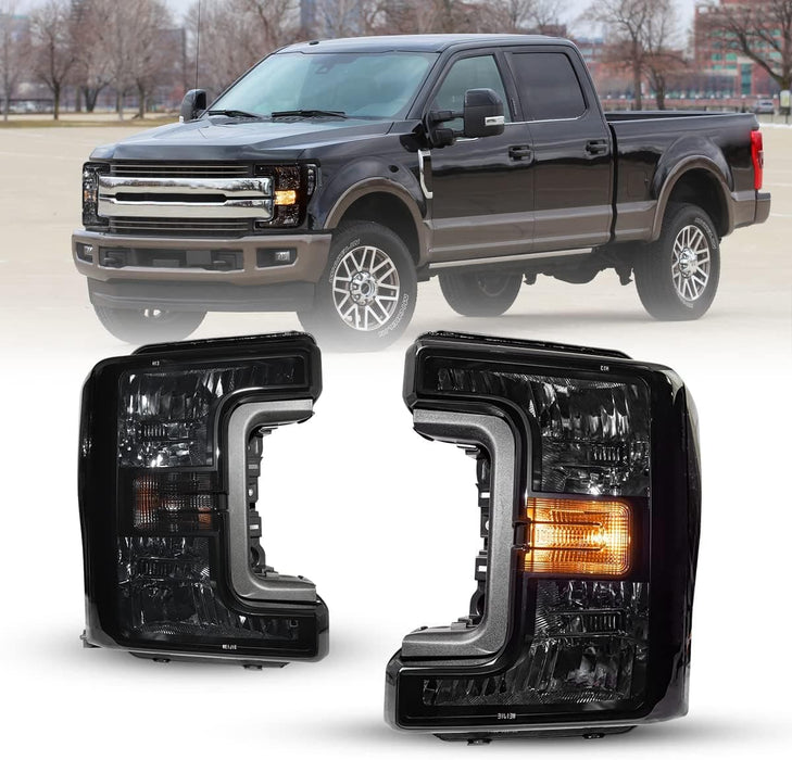 WOLFSTORM Headlights for 2017 2018 2019 FORD F-250 350 450 SUPER DUTY - WOLFSTORM