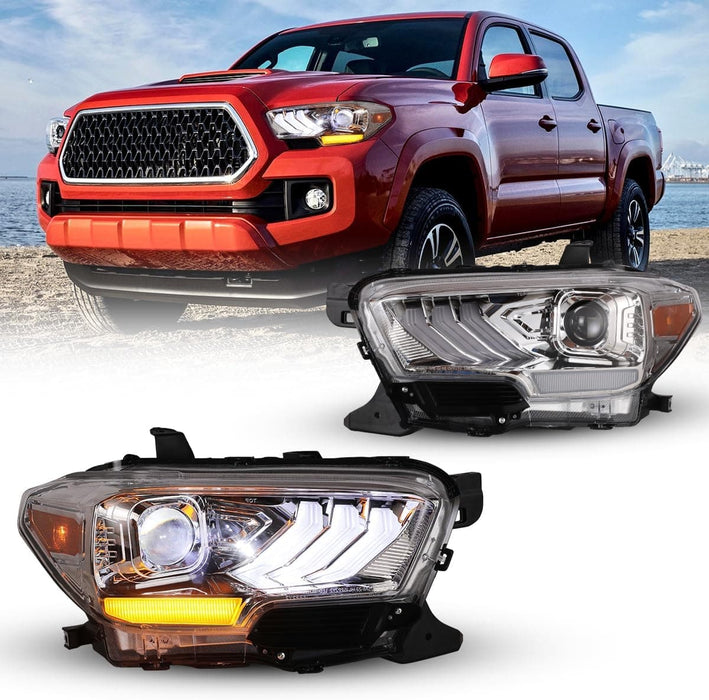 WOLFSTORM LED Headlights for 2016-2019 Toyota Tacoma and 2020-2023 Tacoma (SR, SR5, TRD Sport models only) - WOLFSTORM 