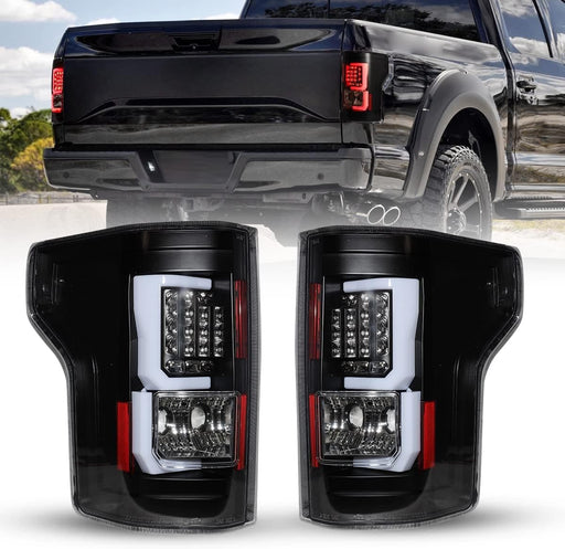 WOLFSTORM LED Tail Lights Assembly for 2015 2016 2017 Ford F-150 with Factory Halogen Model - WOLFSTORM