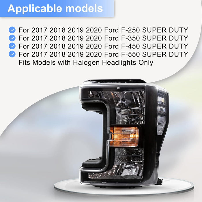 WOLFSTORM Headlights for 2017 2018 2019 FORD F-250 350 450 SUPER DUTY - WOLFSTORM 