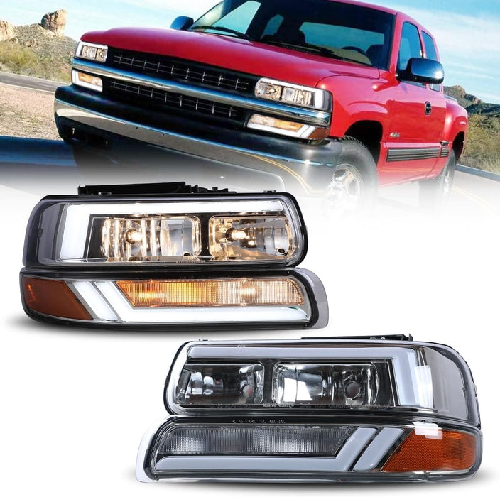 WOLFSTORM LED Headlights For Chevy Silverado and Chevy Tahoe/Suburban - WOLFSTORM