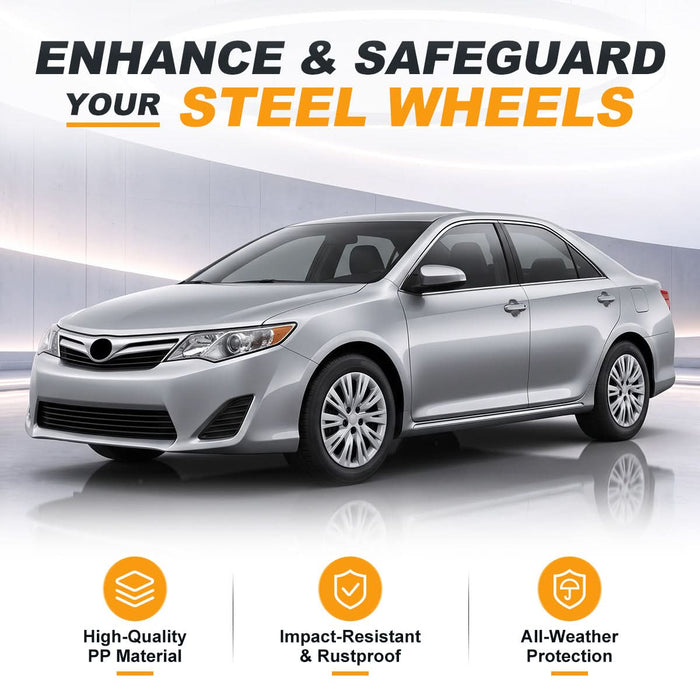 WOLFSTORM 4-Pack 16 Inch Wheel Rim Cover Hubcaps for 2012-2014 TOYOTA CAMRY