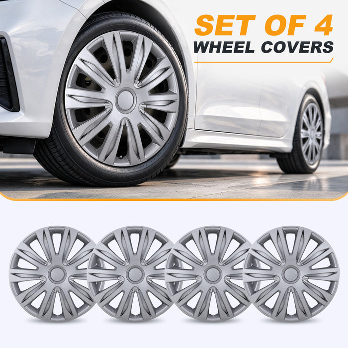 WOLFSTORM – enjoliveurs de roue universels, 15 pouces, pour Chevy Buick Volkswagen Ford Honda Toyota