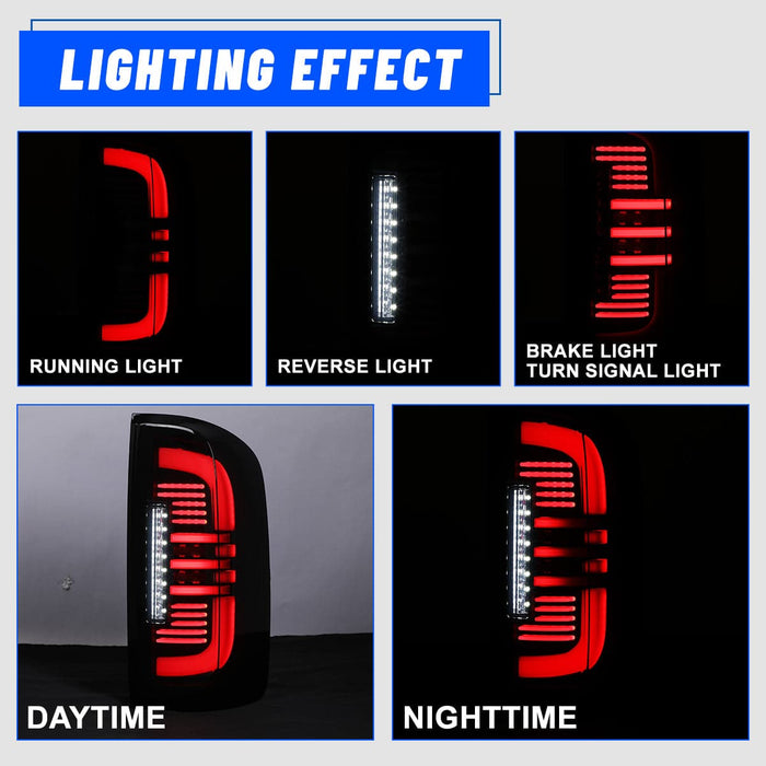 WOLFSTORM LED Taillights with Sequential Turn Signal for 2015-2022 GMC Canyon