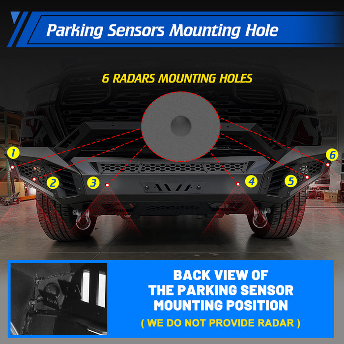 WOLFSTORM Front Bumper for 2025 Ram 1500