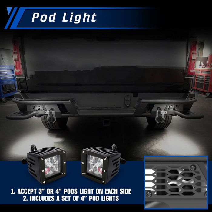 WOLFSTORM Rear Bumper for Dodge 2025 Ram 1500