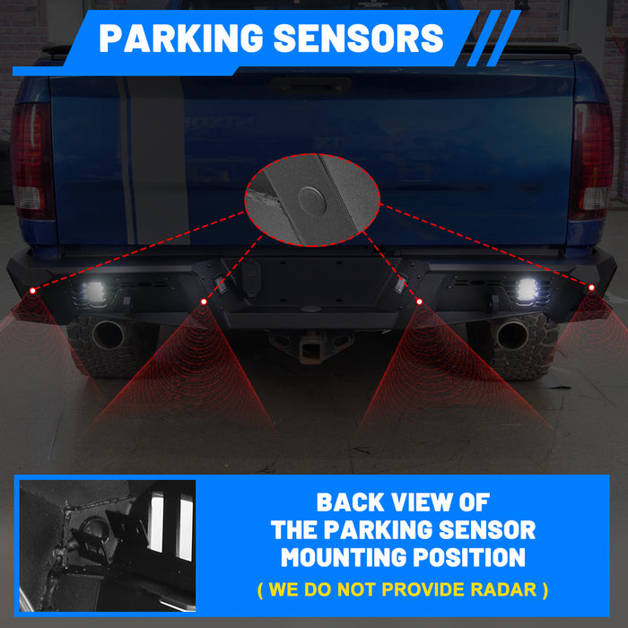 Pare-chocs arrière WOLFSTORM pour Dodge Ram 1500 2009-2018