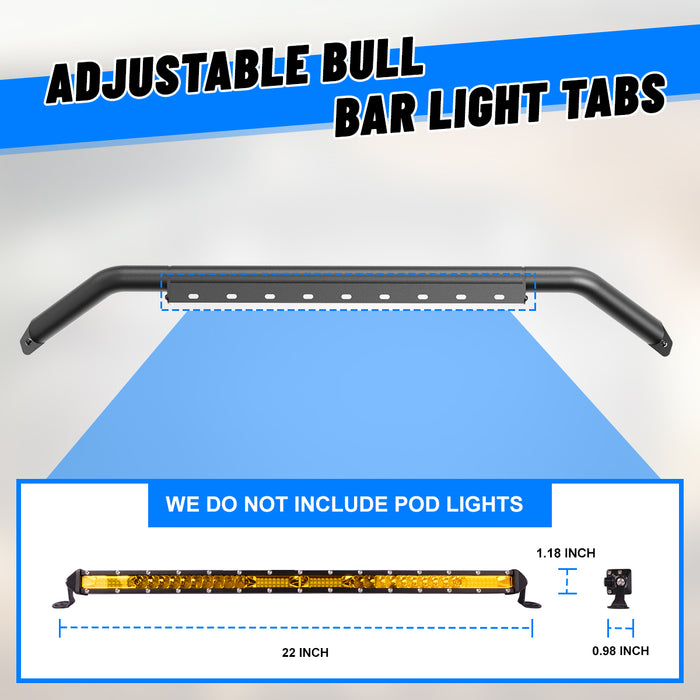 WOLFSTORM Pare-chocs avant pour camionnette tout-terrain Dodge RAM 1500 2013-2024