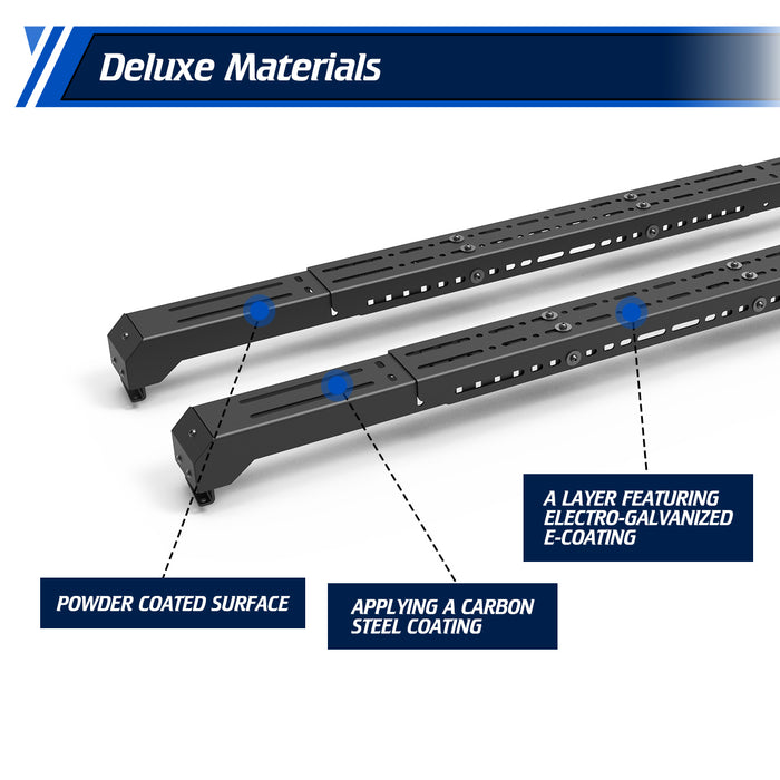 WOLFSTORM Roof Racks for  2024-2025 Tesla Cybertruck (2 PCS)
