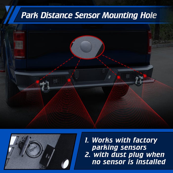 Parachoques trasero WOLFSTORM para camioneta Ford F-150 2015-2020
