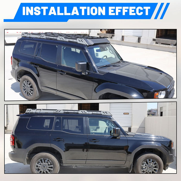 Wolfstorm Roof Rack Cargo Storage Compatible with 2024-2026 TOYOTA LAND CRUISER PRADO LC250