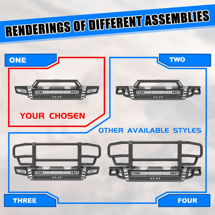 WOLFSTORM Front Bumper for 2009-2014 Ford F-150 £¨Excluding raptor)
