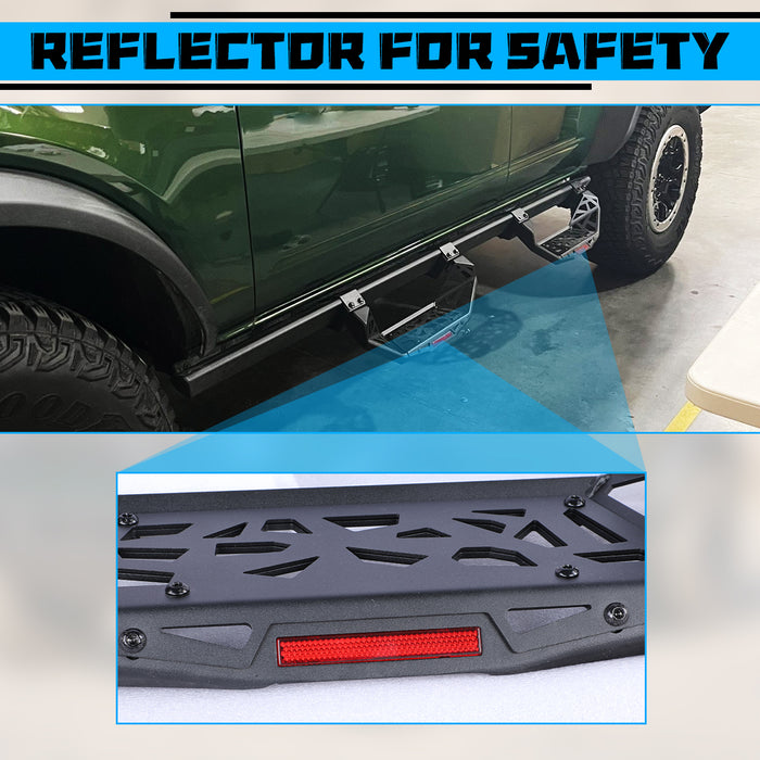 Escalones laterales WOLFSTORM para Ford Bronco 2021-2023