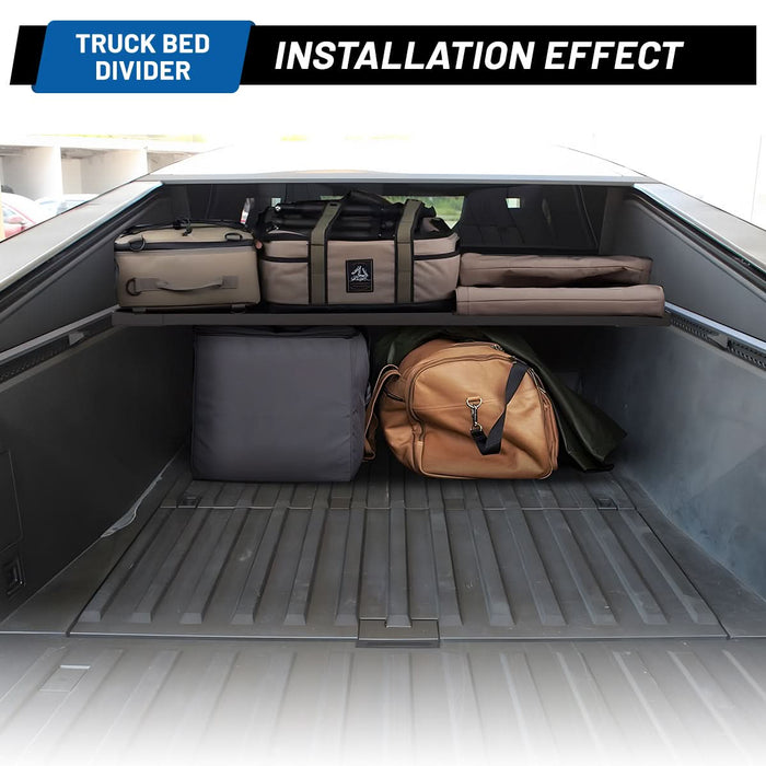 Wolfstorm Interior Storage Rear Trunk Cargo Rack Basket Tray Interior Storage Luggage Carrier for 2024-2025 Tesla Cybertruck