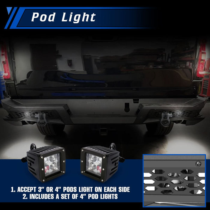 WOLFSTORM Rear Bumper for Dodge 2025 Ram 1500