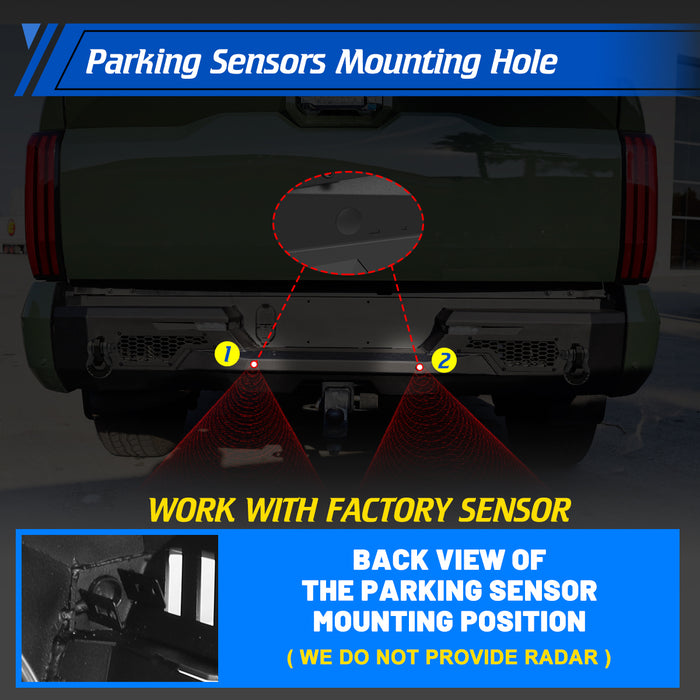 WOLFSTORM Rear Bumper for 2022-2026 Toyota Tundra