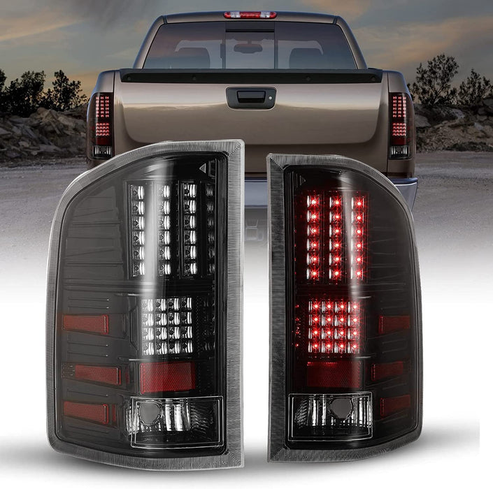 WOLFSTORM LED Tail Lights for 2007-2013 Chevy Silverado1500 2500 3500 (Not Fit 2007 Silverado with classic body) - WOLFSTORM 