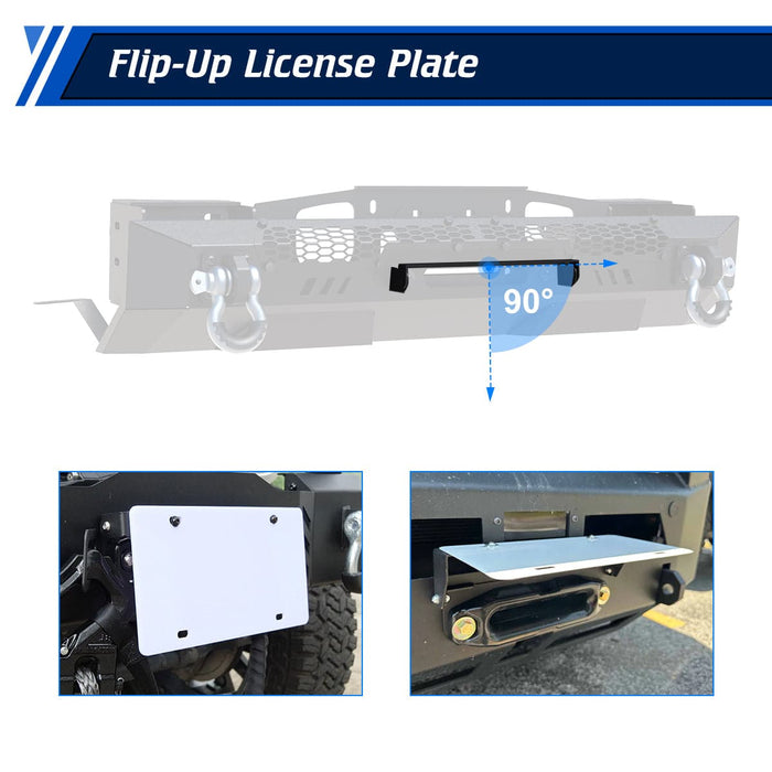 WOLFSTORM Front Bumper For 2022-2024 Toyota Tundra Pickup Truck