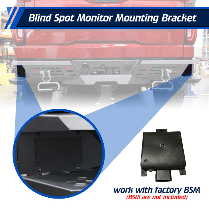 WOLFSTORM Rear Bumper Fits for 2019-2026 GMC Sierra 1500 & Chevrolet Silverado 1500