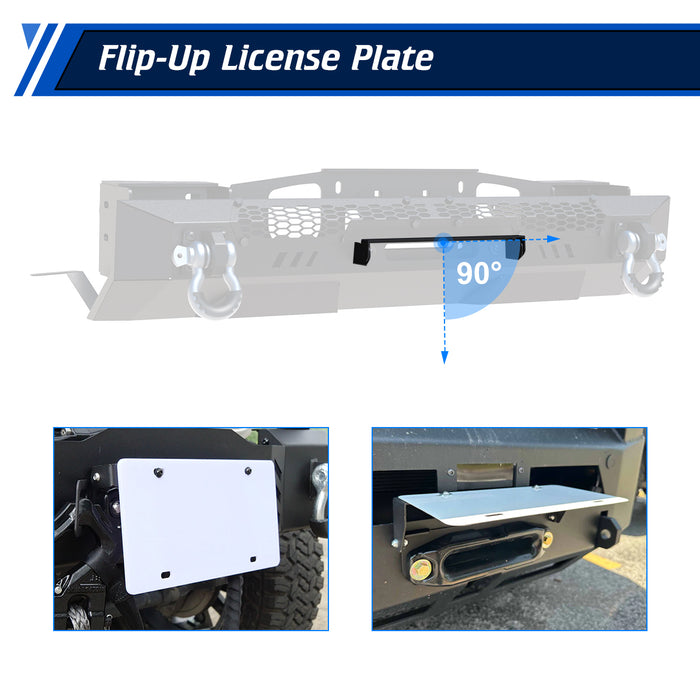 WOLFSTORM Front Bumper For 2022-2026 Toyota Tundra Pickup Truck
