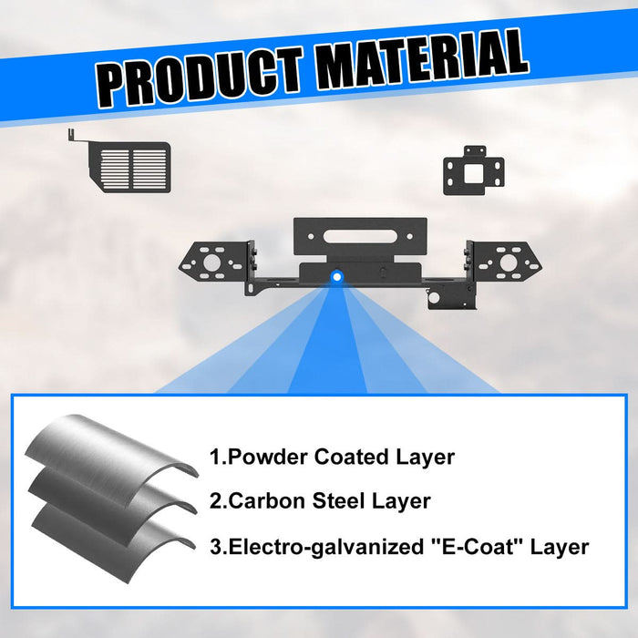 Wolfstorm Winch Plate Assembly Fits for 2024-2025 Ford Ranger