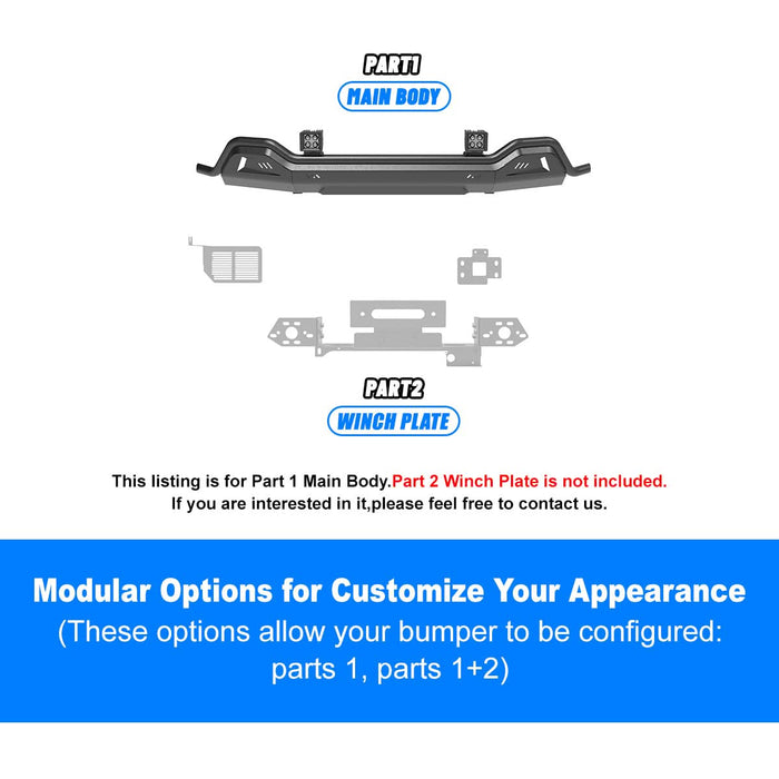 Wolfstorm Front Bumper Assembly Fits for 2024-2025 Ford Ranger
